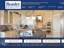 Tablet Screenshot of beasleyrealty.com